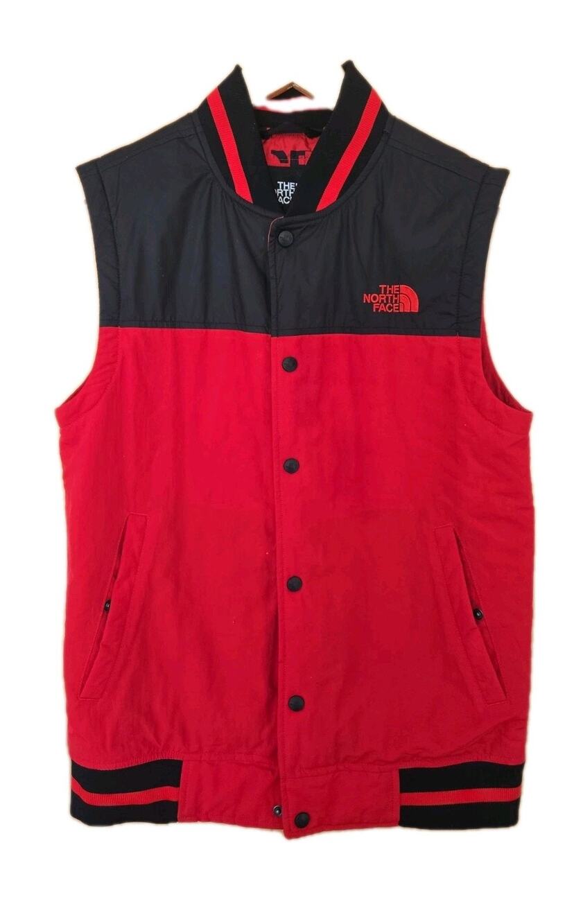 THE NORTH FACE TRANSBAY INSULATED VEST Nylon Urban Explore RED Small